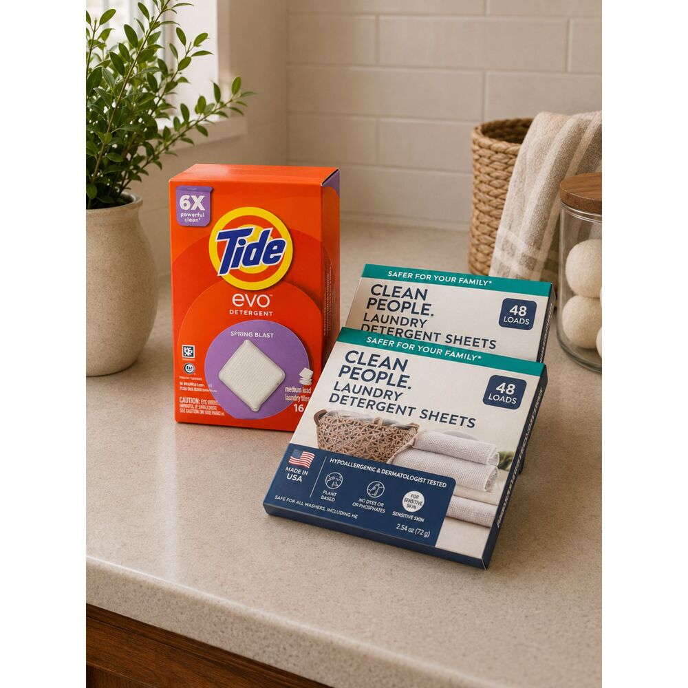 Eco-Friendly Laundry Detergent Sheet Bundle